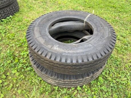 2x 9.00 R20 Tyres, Flaps and Tyres 