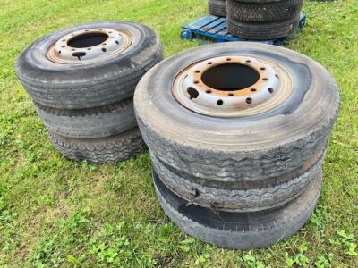 6x 9.00 R20 Tyres - 3