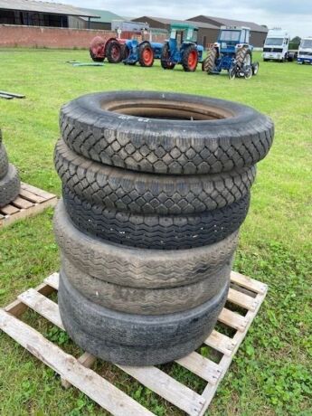 7x Various Vintage Tyres 