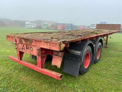 1977 AHP Tandem Axle 30ft Flat Trailer  - 3