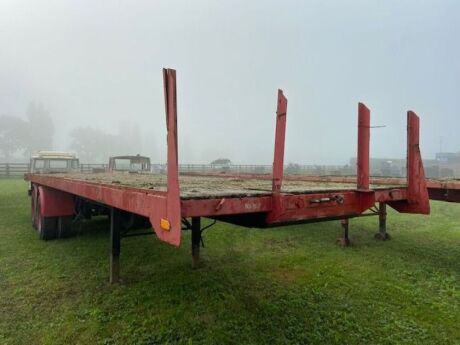 1979 York Tandem Axle 30ft Flat Trailer