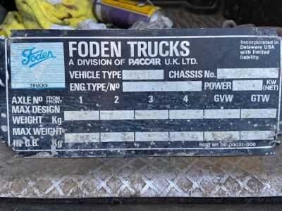 1989 Foden S104T 4x2 Tractor Unit  - 19