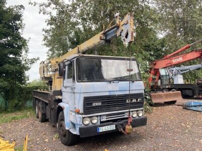 1987 DAF 2100 6 x 2 Mobile Crane