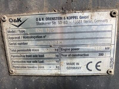 2004 O&K MH8.6 Wheeled Excavator - 15