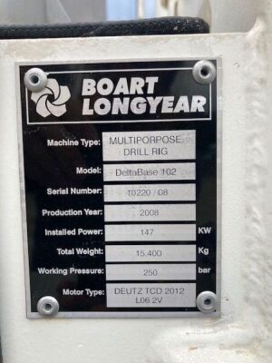 2008 Boart Longyear Delta Base 102 Multi Purpose Drilling Rig - 26