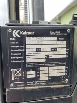 1990 Kalmar DB 7.5 600 Forklift Truck - 14