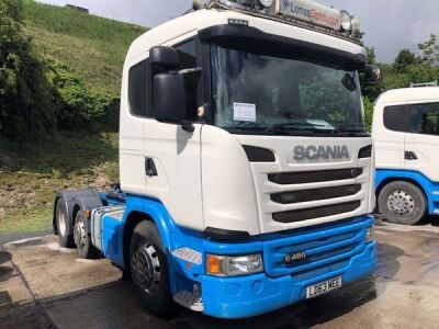 2013 SCANIA G480 6x2 Mini Midlift Tractor Unit