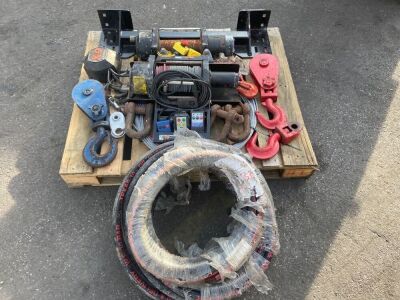 Quantity of Winches, Remotes, Blocks, Shackles, Hose &1 Body Mount
