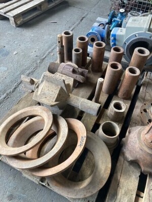 Pallet ofﾠ Drills, Flanges and Collars