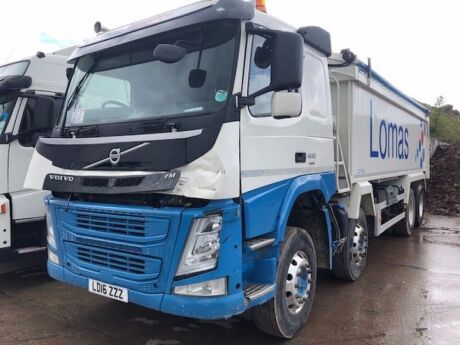 2016 VOLVO FM 460 Euro 6 8x4 Tipper