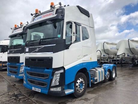 2016 VOLVO FH540 Globetrotter XL 6x2 Mini Midlift Tractor Unit