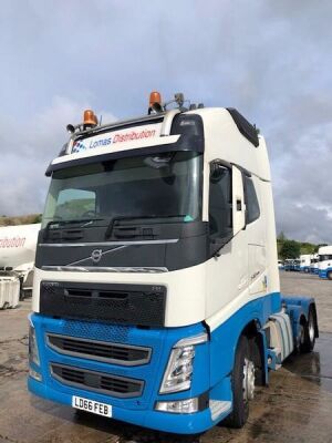 2016 VOLVO FH540 Globetrotter XL 6x2 Mini Midlift Tractor Unit