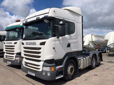 2014 SCANIA R440 Highline 6x2 Rear Lift Tractor Unit