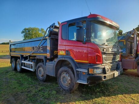 2015 Scania P410 8x4 Steel Body Tipper Thompsons Body