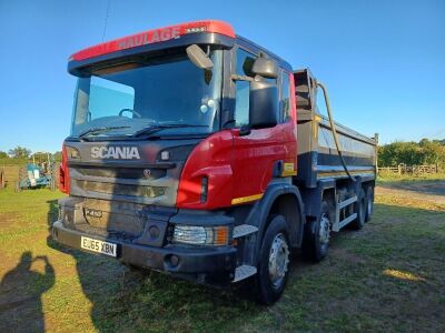 2015 Scania P410 8x4 Steel Body Tipper Thompsons Body - 2