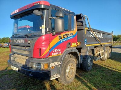 2016 Scania P410 8x4 Steel Body Tipper Thompsons Body