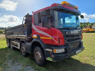 2014 Scania P410 Euro 6 Steel Body 8x4 Tipper - 2