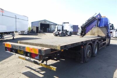 2008 MAN TGS 26 440 6x2 Rear Steer Drawbar Crane Flat - 4