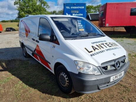 2011 '12' Mercedes Vito 113 CDI Long Auto (Euro 5)