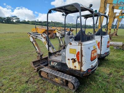 2017 Bobcat E17 Mini Digger