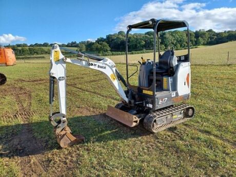 2019 Bobcat E17 Mini Digger