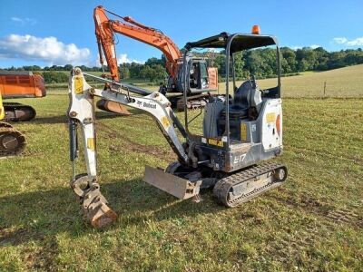 2017 Bobcat E17 Mini Digger