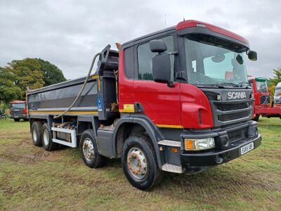 2016 Scania P410 8x4 Steel Body Tipper Thompsons Body