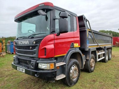 2016 Scania P410 8x4 Steel Body Tipper Thompsons Body - 2