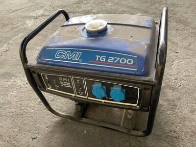 CMI TG2700 Portable 240V Petrol Generator - 3
