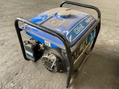 CMI TG2700 Portable 240V Petrol Generator - 4