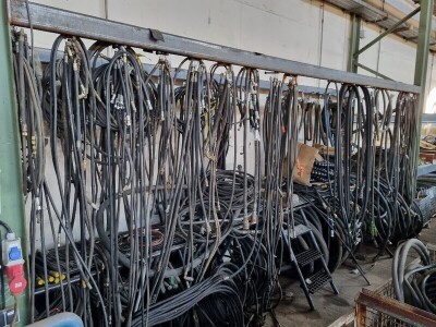 Large Qty of Misc Hydraulic Hoses