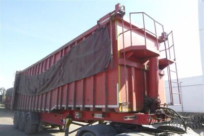 2015 Fliegl Triaxle Scrap Spec Tipping Trailer