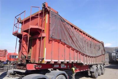 2015 Fliegl Triaxle Scrap Spec Tipping Trailer - 2