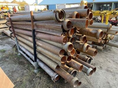 2x Steel Stillage & Pipes