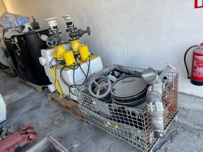 2 x Water Tanks, Motors, Valves + Pipework