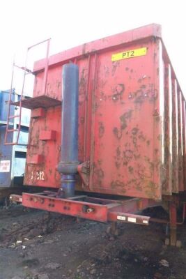 2007 County Triaxle Scrap Spec Tipping Trailer - 2