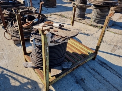 Qty Misc Steel Cableﾠ & Steel Frame Section - 4