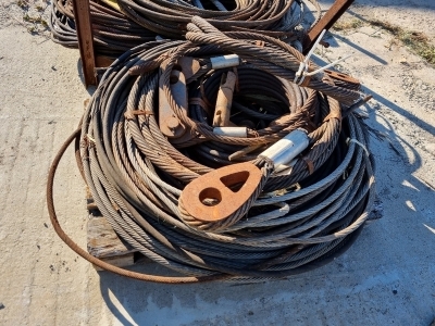 Qty Misc Steel Cableﾠ & Steel Frame Section - 5
