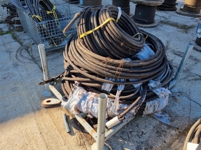 Qty Misc Steel Cableﾠ & Steel Frame Section - 10