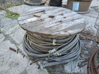 Qty Misc Steel Cableﾠ & Steel Frame Section - 17