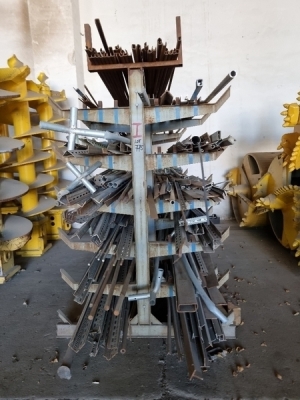 Rack & Contents of Misc Steel Lengths - 2