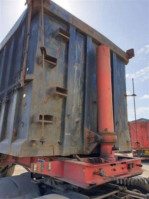 2003 JBC Triaxle Scrap Spec Tipping Trailer - 2