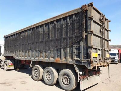 2003 JBC Triaxle Scrap Spec Tipping Trailer - 6