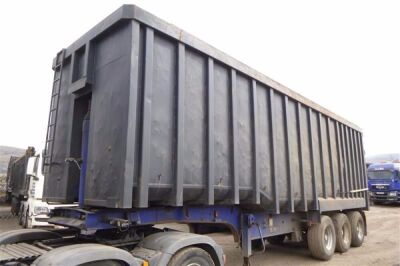 1997 Fruehauf Triaxle Scrap Spec Tipping Trailer - 2