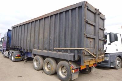 1997 Fruehauf Triaxle Scrap Spec Tipping Trailer - 4