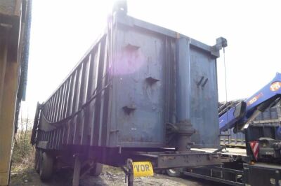 2002 SDC Triaxle Scrap Spec Tipping Trailer