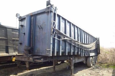 2002 SDC Triaxle Scrap Spec Tipping Trailer - 2