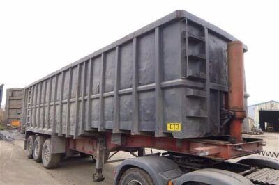 2003 United Triaxle Scrap Spec Tipping Trailer