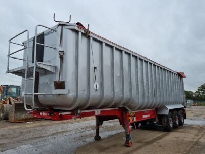 2012 Fruehauf Triaxle Alloy Body Tipping Trailer