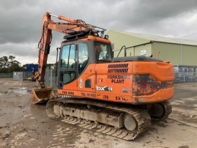 2012 Doosan DX140LC Excavator - 3